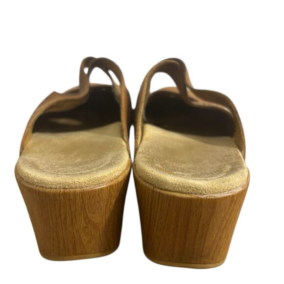 Dansko Tan Leather Mules - Picture 3 of 6